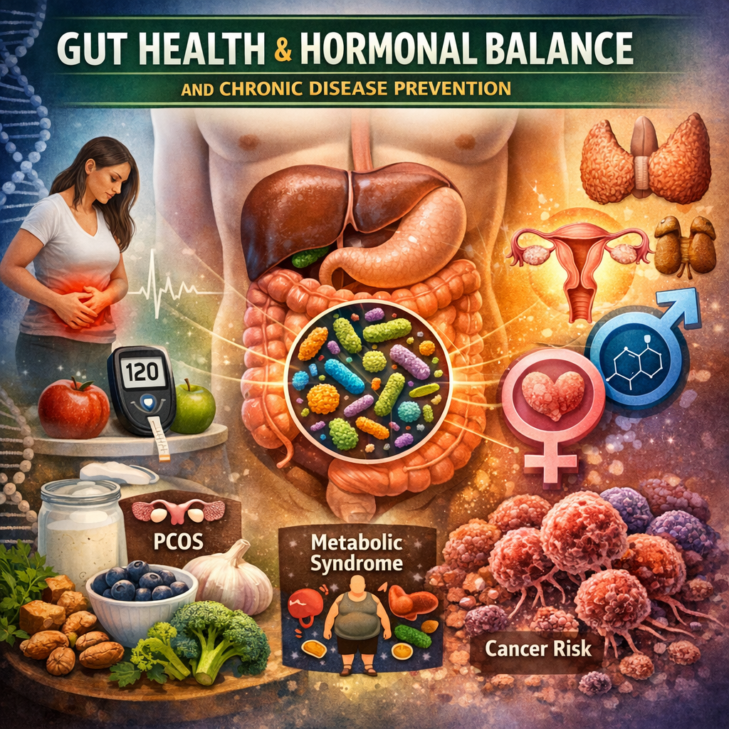 The Gut-Hormone Code How Dysregulated Microbiomes Influence Hormonal Imbalance and Chronic Disease